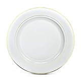 OCCASIONS 120 pcs Chargers pack Wedding Party 12'' Disposable Plastic Charger Plates/Charger ( White...