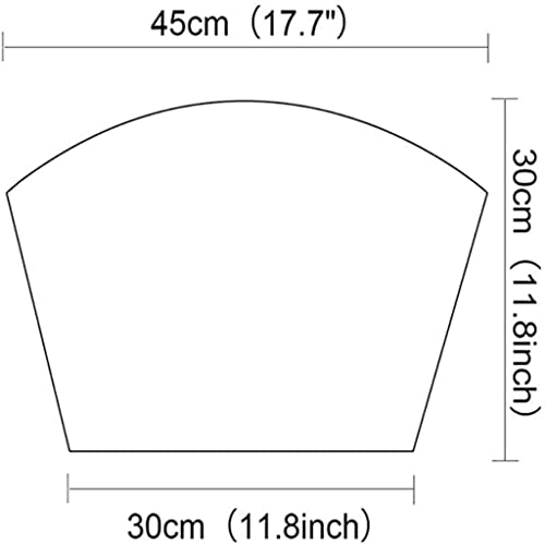 Set de table rond tissé anti-tache pour protéger la table des brûlures
