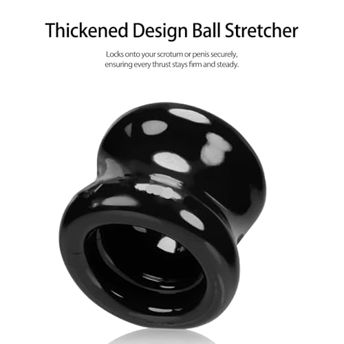 Ball Stretcher Penis Ring Testicle Adult Sex Toys for Male Thickened Cock and Ball Ring for Men Erection Sex Pleasure Enhancement Delay Ejaculation Stretchy Penis Sleeve - Image 6