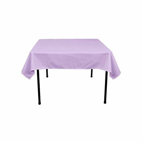 KS Linens Polyester Square Tablecloth 24"x24" (Lavender)
