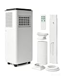 8000 BTU Portable Air Conditioners, 4-in-1 Cooling AC Portable Air Conditioner for Room with Sleep Mode, Ventless Floor Air Conditioner, 3 Speeds Fan & Dehumidifier