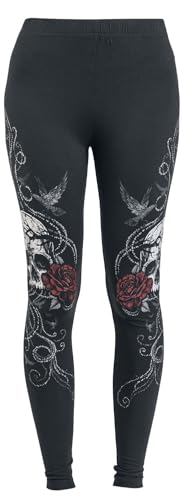 Black Premium By Emp Donna Leggings Neri In Materiale Morbido Xxl