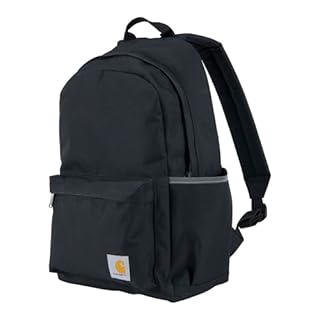 Carhartt Sac à dos unisexe pour ordinateur portable 21 l, sac à dos durable résistant à l'eau avec housse pour ordinateur portable, Sac à dos classique (Noir), One Size, Sac à dos pour ordinateur