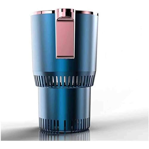 Yubbuioカップクーラー -9~58℃ 断熱/保冷ミニ冷蔵庫 12V 車用ホット&コールドカップ 急速冷却カップ加熱 冷凍カップジャークーラー 車のボトルウォーマーと冷却に最適、デジタルディスプレイ 両用冷却 インテリジェントな加熱と冷却 車用ミルク温