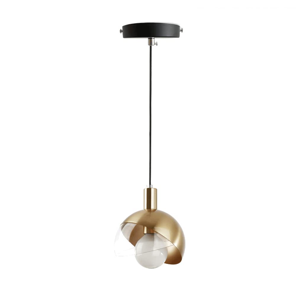 Lámpara colgante de bola de cristal para barra de bar y comedor de diseño contemporáneo