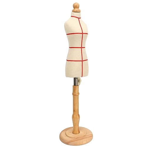 Maniquí de sastre para mujer, duradero maniquí de sastre para mujer, flexible, resistente, de madera de haya, fácil de usar para coser (estilo 2 4,84 x 3,03 pulgadas)