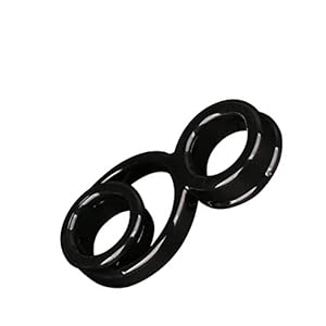 Fengtianfu [Sport ring] 3 ringen, eendelige siliconen ring, mannen tijdvertraging vaste sporter, multifunctionele ring…