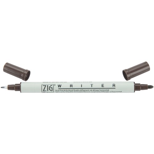 Zig Memory System Writer Dual Tip Marker, Chocolate