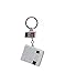 Nintendo Nes 3d Console & Controller Keychain, Unisex-Erwachsene Schlüsselanhänger, Grau (Grey), 5x16x6 cm (W x H L)