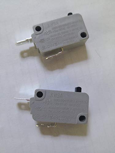 2PCS Microwave Oven Door Interlock Switch, 16A Normally Closed