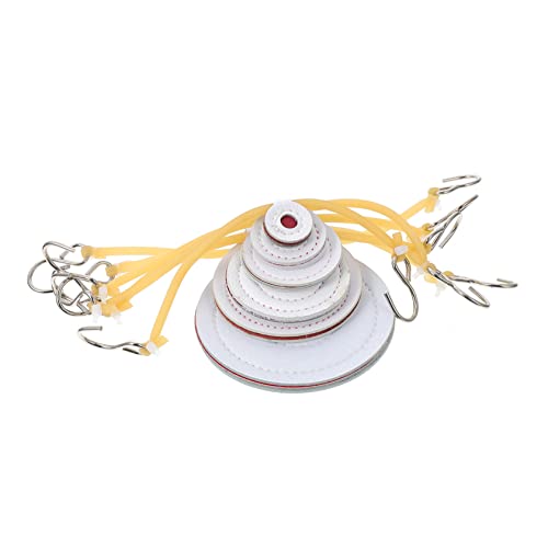 BESTonZON 1 Set Super Fiber Targets with Cushions for Practice Durable and Visible Aim Pads for Outdoor Sports Easy to Fix with Bands and Hooks for Hunting and