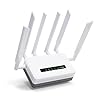 GL.iNet GL-XE3000 (Puli AX) 5G Router with Dual SIM Card Slot, Wi-Fi 6 Cellular Routers, Built-in Battery, Multi-WAN, VPN, OpenWrt, Secure 5G Router for Office, Retail, Events, Business