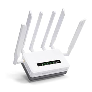 GL.iNet GL-XE3000 (Puli AX) 5G Router with SIM Card Slot, Dual SIM Cellular Router, Wi-Fi 6, 6400mAh Battery, Multi-WAN, VPN, OpenWrt, Secure 5G Router for Office, Retail, Events, Remote Work