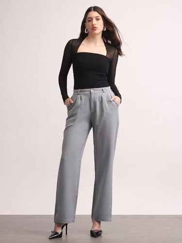 Image of Urbano Fashion Women's Loose Baggy Fit Solid Korean Pants Stretchable