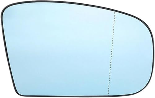 Remplacement du verre du rétroviseur extérieur pour Benz Classe S W220 droit bleu