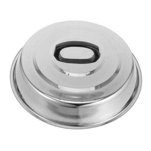 Ciieeo de Acero Inoxidable para Bistec Protectora para Alimentos al Aire Tapa Alta y Resistente para Barbacoa y Cocina para Frescura y Evitar Manchas