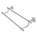 Allied Brass RW-72/18 Retro Wave Collection 18 Inch Double Towel Bar, Polished Chrome