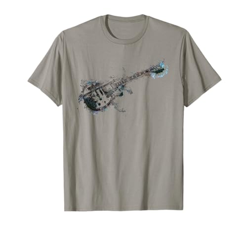 Guitare vintage un cadeau pour les guitaristes ou les amateurs de musique T-Shirt