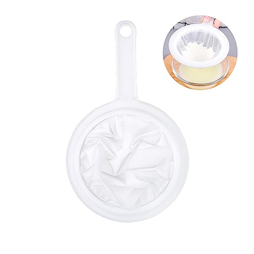 Alimentaire Filtre, Nylon Tamis Fin Avec Poignée 100 Mesh Tamis Cuisine, Tamis Cuisine Plastique Pour Jus Lait Café