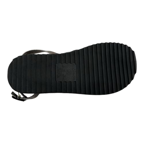 Sandalia Moleca 5489.105 Papete Flatform Sola Alta Dedo Leve Feminino