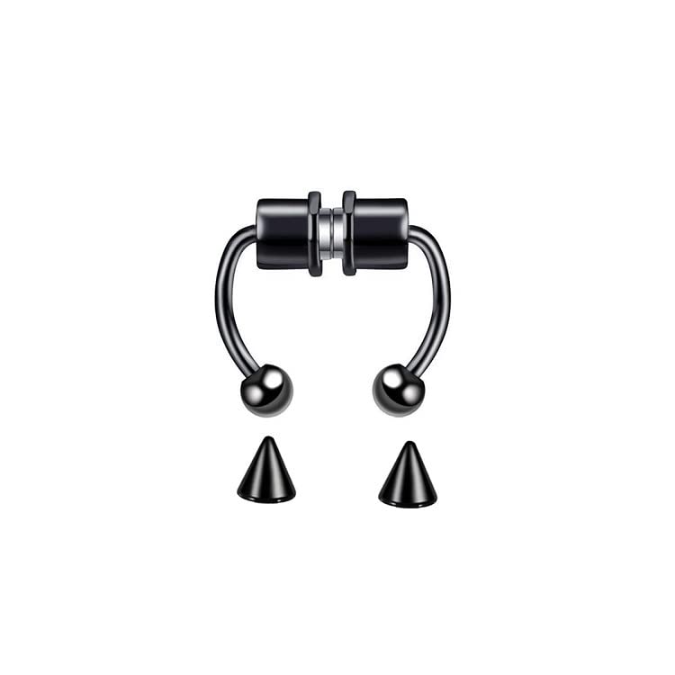 Elegant Black Nose Ring - Versatile and Stylish Accessory for Every Occasion-image-21