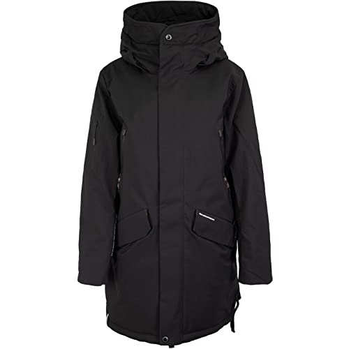khujo Carl Parka Winterjacke (Black Melange, M)