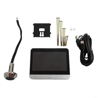 Feegow Spioncino digitale per porta con telecamera a colori da 4,3 pollici, 1080P, sensore di movimento PIR, spioncino WiFi 2.4G per la sicurezza domestica