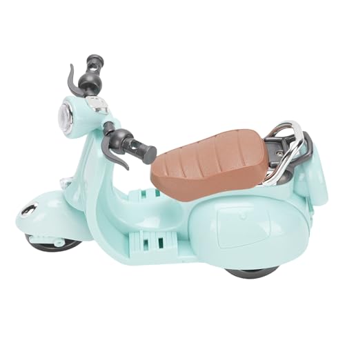ZJchao Mini Plastik Roller Spielzeug, Elektrischer Puppenroller mit Musik und Lichtern Drehbares Puppenroller Fahrzeug Spielzeug Tischdekoration Interaktives Modell Scooter Fahrzeuge Spielzeug (Blue)