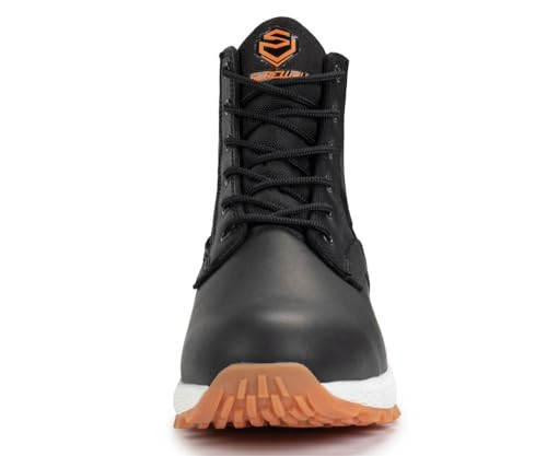 SUREWAY Men's Work Boot Soft Toe Ankle, Anti-Fatigue Lightweight work Boot/Shoes,Comfort Insole, Superior Oil/Slip Resistant,Men's Construction Industrial Safety Working Boots/Shoes3