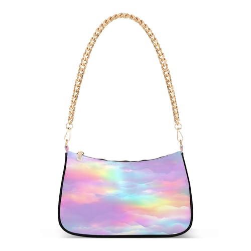 Sac à main tendance femme Sea Rainbow Sky à poches multiples idéal pour vos voyages