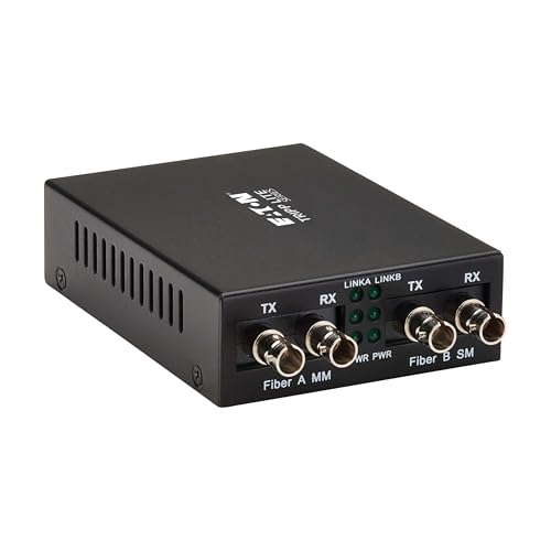 Convertidor de modo ST de 100 MB compatible con 1310 nm para conexiones de hasta 40 km