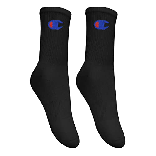 Kit 3 Pares de Meias Cano Longo, Champion, Masculina, Sortido, 37-44, Cor: 1 Branco/1 Preto/ 1 Mescl