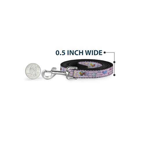 Laisse pour chien nylon résistant Buckle Down notes musique rose