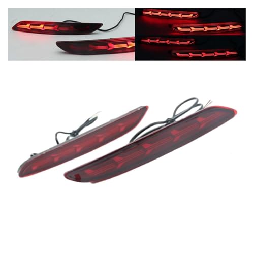 Reflector LED Parachoques Trasero para Chevy Cavalier 2019 Intermitente Secuencial 2