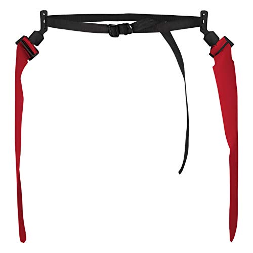Champro Quick Down Pop Flag Belt, Scarlet, 6 Pack #TOP29