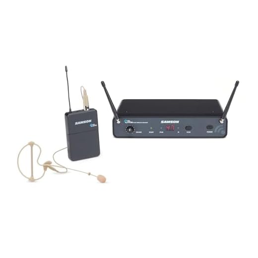 Samson Concert 88x Earset Wireless System with SE10 Low Profile Earset Microphone (K Band), SWC88XBCS-K