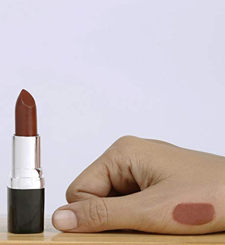 Image of Barva 100% Natural & Moisturising Lipsticks made using Clarified Butter, Kokum butter and Mineral Colours, 4.3g (Natural Brown 408)