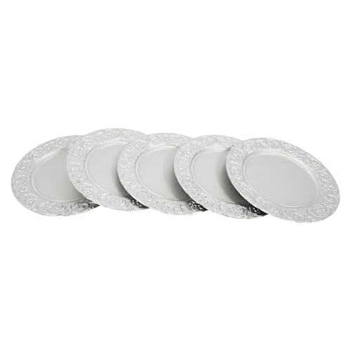 Set de 150 Platos Cargadores Redondos de 13 Pulgadas miniatura 5