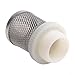 Stainless Steel 3/4 Inch Pump Suction Strainer with Basket Hose Filter for Garden, Lawn, Agriculture, and Industrial Irrigation Water Systems(1/2inch)