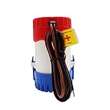 Electric Submersible Pump MKBP-G1100 12/24V 1100GPH Car Pumps Submersible Boat Marine Bilge Water Pump Sump Pump (Size : 12V)