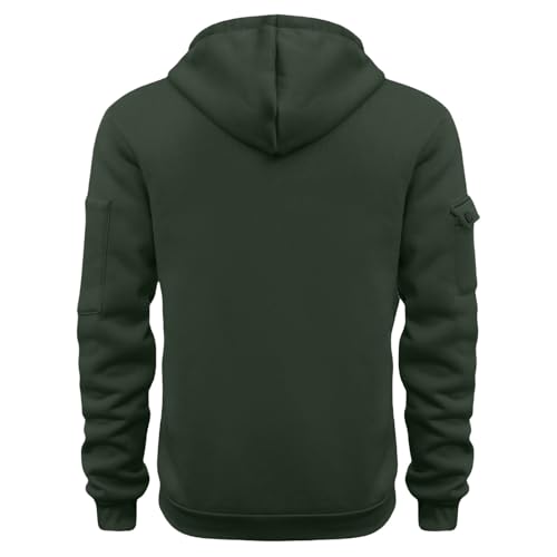 Boys Hoodies Half Zip Hooded Pullover Long Sleeve Oversized Sweatshirts Fall Winter Warm Athletic Tops with Pockets3