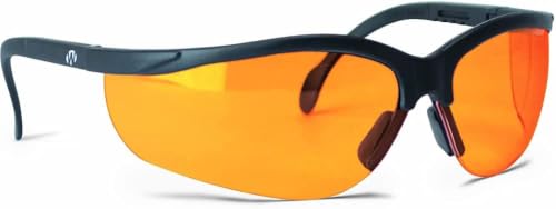 Image of Walker's Sport High-Grade Polycarbonate Lenses Half Frame Soft Rubber Nose Piece Adjustable Safety Shooting Glasses