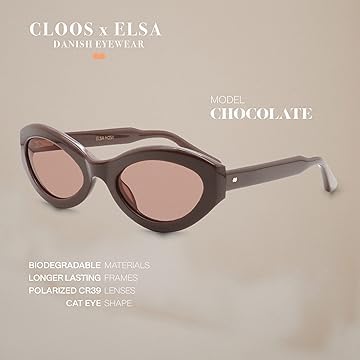 Christopher Cloos x Elsa Hosk Round Vintage Polarized Sunglasses2