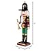 Clever Creations Gold Trumpeter 12 Inch Traditional Wooden Nutcracker, Festive Christmas Décor for Shelves and Tables