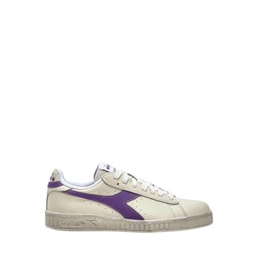 Diadora Game L Low Waxed, Scarpe da Ginnastica Unisex-Adulto, White/Violet Berry (C6210), 41 EU