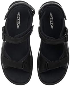 新品未使用　MBT KISUMU 3S M BLACK サンダル レザー　メンズ men-kisumu-3-m-black-700442-03