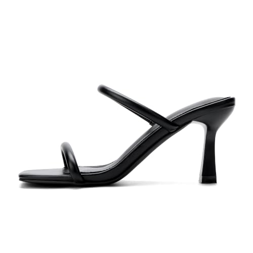 Image of Goderci Women's Two Straps Kitten Heel Sandals