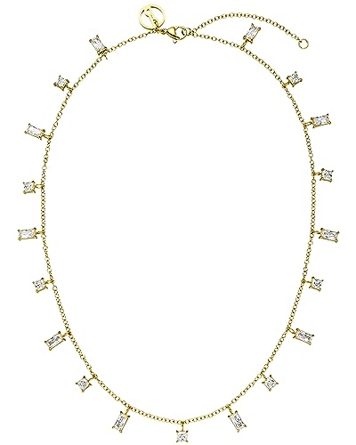 Purelei Powder Kette Damen (Gold) – Halskette Damen aus langlebigem Edelstahl – Wasserfeste Kette – 40-45 cm Länge verstellbar… – Ansicht 1