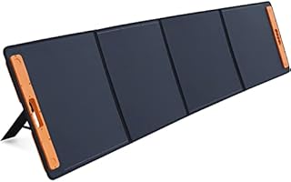 FIREFLY ENERGY Solar Panel Foldable 160W 12V Monocrystalline Solar Panel Kit with USB DC Output Portable Solar Panel Outdoor for Power Station Caravan RV Boat Camper Irregular Surface