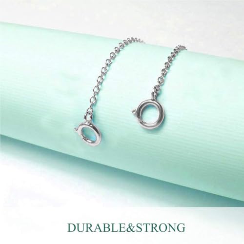 Image of 14K Gold Chain Extender for Women, Yellow Gold /White Gold /Rose Gold Adjustable Gold Necklace Anklet EXtension Chain, Available in 2 /3 /4 Inch